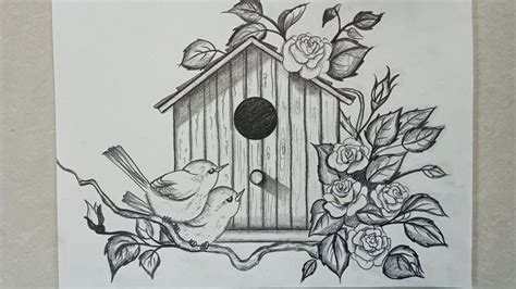 Daily Challenge 114 Bird House In Flower Garden YouTube Bird