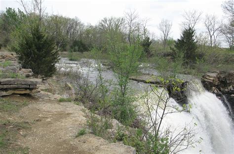 Bourbon Falls Burbon State Fishing Lake Kansas