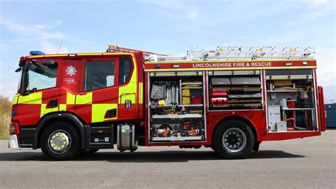 Lincolnshire Fire & Rescue Receives First Scania Fire Truck, One Of 33 ...