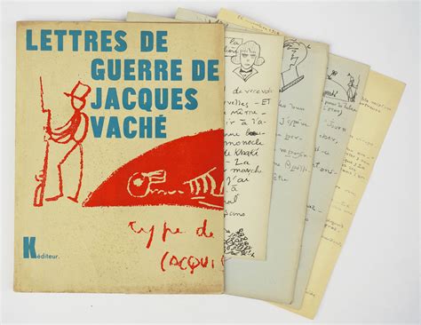 Lettres De Guerre By Vache Jacques Breton Andr Tr S Bon Broch