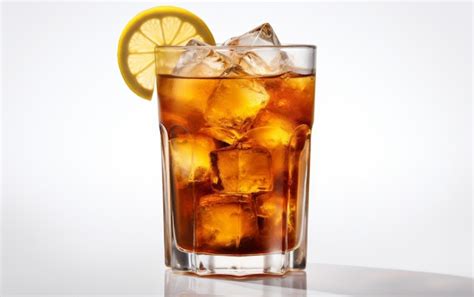 Premium Photo Refreshing Glass Of Ice Tea With Lemon Slice