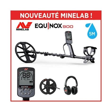 Détecteur MINELAB Equinox 900 Cdiscount Bricolage