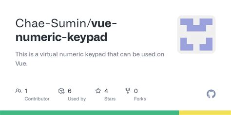 GitHub Chae Sumin Vue Numeric Keypad This Is A Virtual Numeric