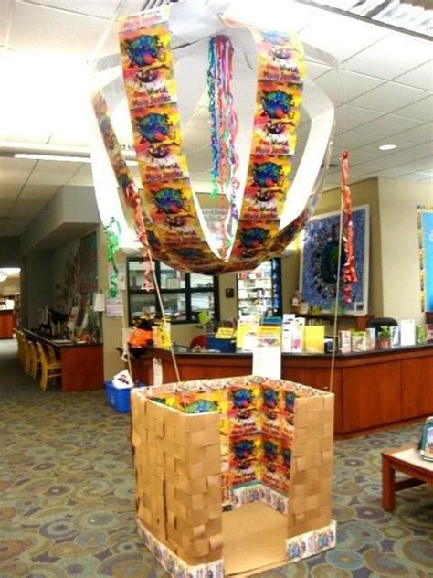 Hot Air Balloon This Hot Air Balloon Served As A Reading Hot Air Balloon Classroom Theme