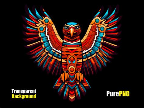 Aztec Eagle Png Aztec Png Aztec Design Clipart Simple Aztec - Etsy