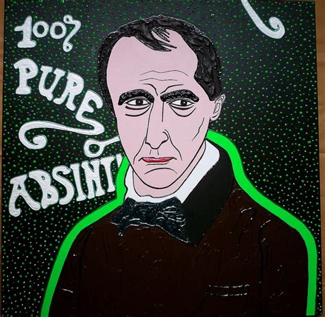 Charles Baudelaire The Absinth 100x120 Baudelaire Green Fairy