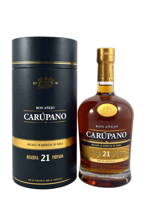 Carúpano Ron Añejo 21 Reserva Privada Vinos Baco