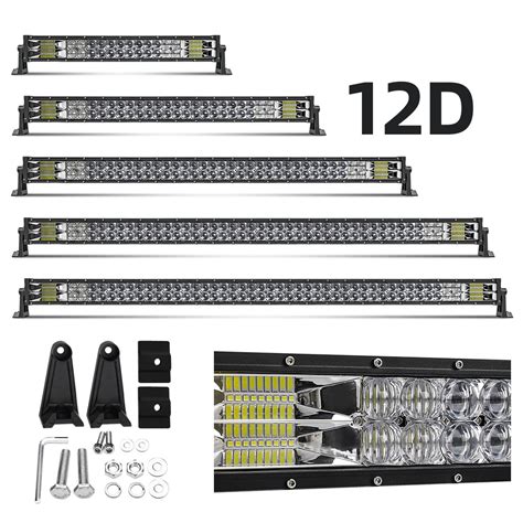 IP68 EMC 180W 22inch 32inch 42 Inch 240W 5W Chips 12D 2 Row LED Bar