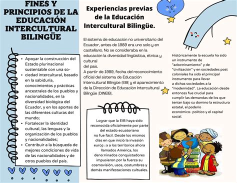 Fines Y Principios De La Educación Intercultural Bilingüe By Jomayra