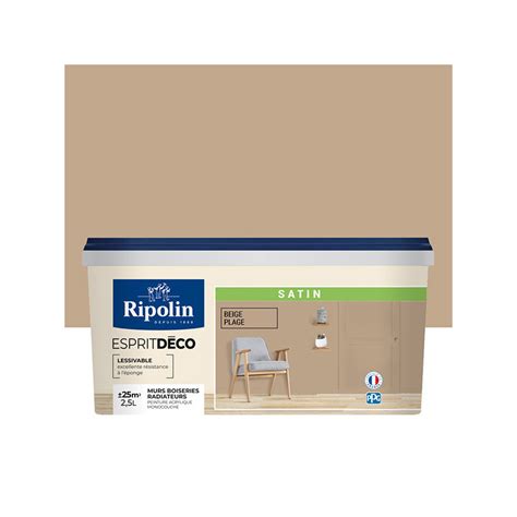 Peinture RIPOLIN Esprit Déco murs plafonds boiseries et radiateurs