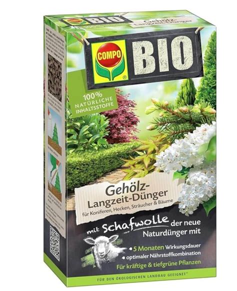 COMPO BIO Gehölz Langzeit Dünger für tolle Pflanzen