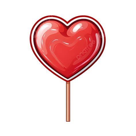 Lollipop Love Heart Candy Love Candy Lollypop Png Transparent