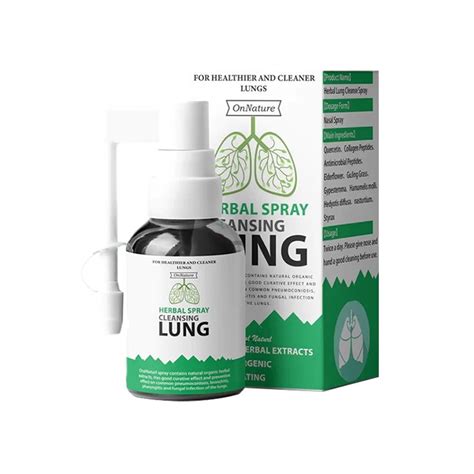 20ml Lung Detox Herbal Cleansing Spray For Nasal Congestion Relief