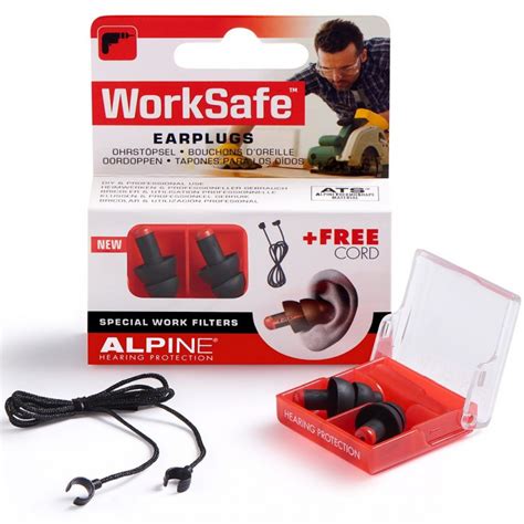 Alpine WorkSafe Arbeitsohrstöpsel 1 Paar PZN 10992540 AvivaMed