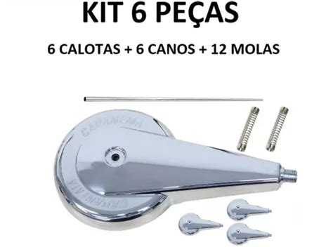 Kit Rodoar Calota Reta Evolution Cano Mola Caminhao Frete Gr Tis