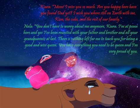 Kiara Visits Nala in her Dreams by Thunderstar711 on DeviantArt