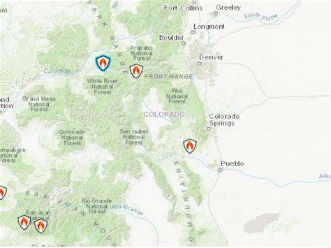 Colorado National Forest Map