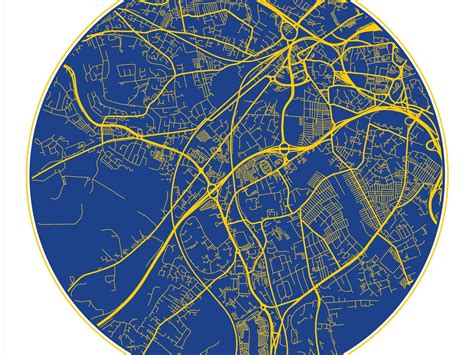 Elland Road Map Print Leeds United Football Map Art | Etsy