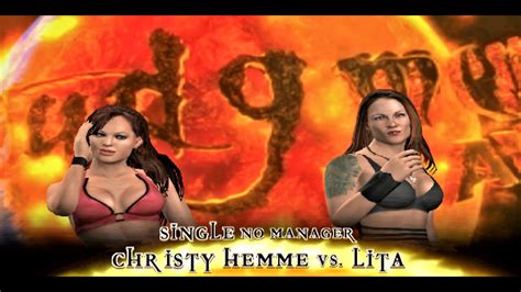 Smackdown Vs Raw Ps Christy Hemme Vs Litai Single Match Youtube