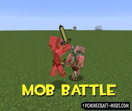 Mob Battle Mod For Minecraft 1.12.2, 1.11.2, 1.10.2, 1.7.10 | PC Java Mods