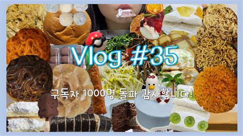 먹방vlog 174cm73kg의 다이어트 실패 후 폭주vlog후르츠산도카레부기케이크초코케이크나물비빔밥편의점정식