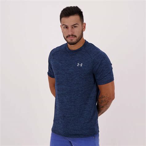 Camiseta Under Armour Tech Tee Twist Marinho Futfanatics