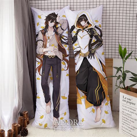 Zhongli Body Pillow Genshin Impact Zhongli Genshin Dakimakura Knuffelen