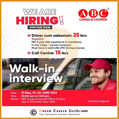 Abc Cargo Dubai Job Vacancy Latest Openings