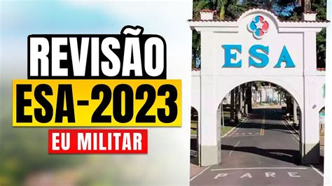 Revisão ESA Eu Militar Redação YouTube