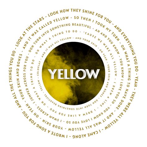 Coldplay Yellow Album Cover