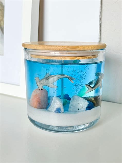 Shark tank candle shark decor shark decorations shark home decorations ...