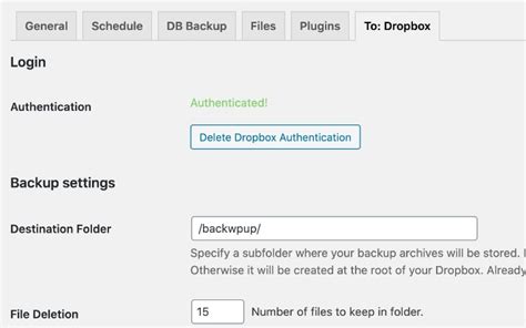 How To Backup Wordpress Site To Dropbox Hongkiat