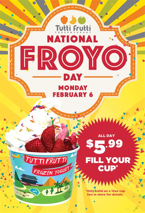 National Frozen Yogurt Day! | Tutti Frutti Frozen Yogurt