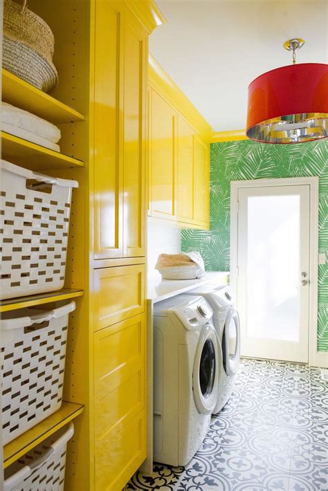 Dreamy Laundry Room Before And Afters The Effortless Chic Yellow