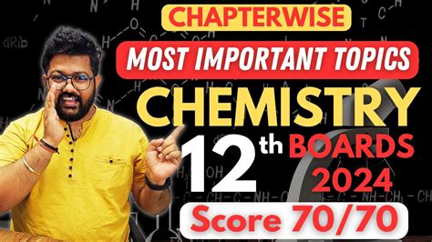 Chapterwise Most Important Topics Of Chemistry Class Chemistry