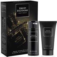 Buy David Beckham Instinct Shower Gel And Body Spray Set 150ml Black