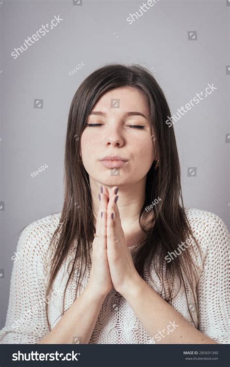 Girl Praying Stock Photo 285691340 Shutterstock