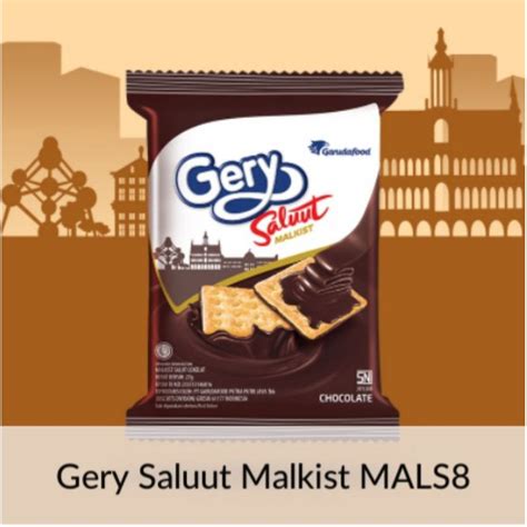 Jual Gery Saluut Malkist Dark Cokelat Shopee Indonesia