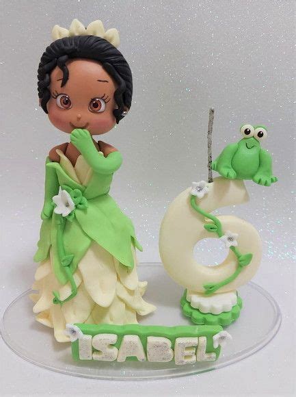 Topo De Bolo Personalizado Tiana A Princesa E O Sapo Disney Elo7