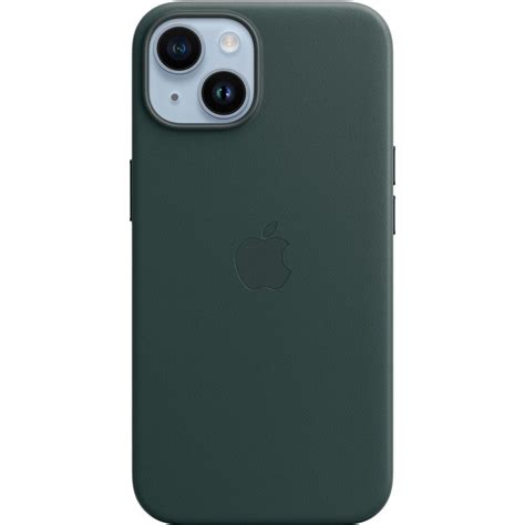 Buy Apple iPhone 14 Leather Case Forest Green with MagSafe Online in ...