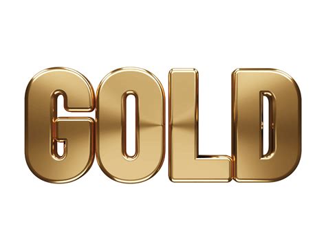 Gold 3d Text Effect Vector Art Icons And Graphics For Free Download