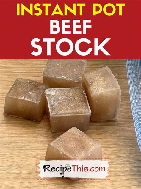 Recipe This | Instant Pot Beef Stock