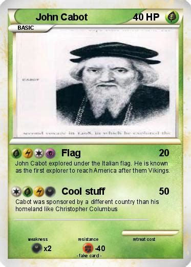 Pokémon John Cabot 6 6 Flag My Pokemon Card