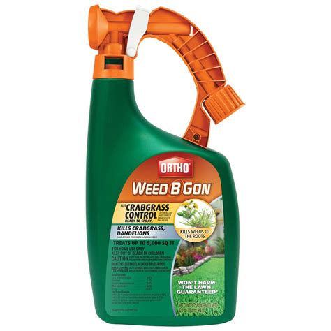 Ortho Weed B Gon 32 Oz Max Plus Ready To Spray Crabgrass Control 999411015 The Home Depot