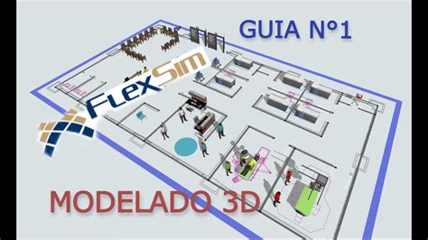 Construcci N De Un Modelo B Sico Flexsim N Youtube