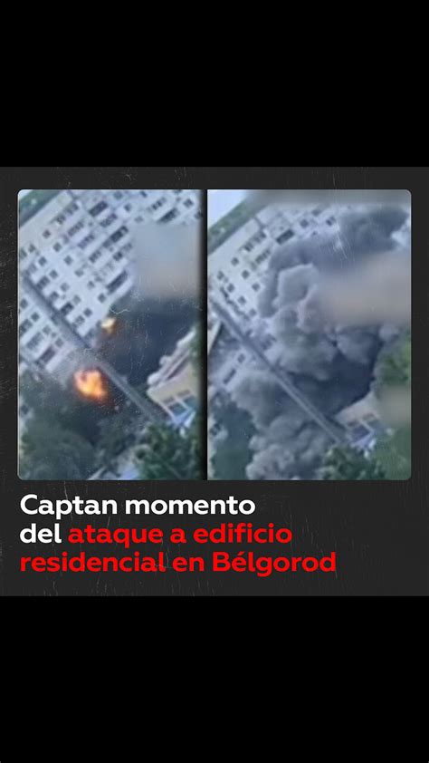 Momento Exacto Del Derrumbe Parcial De Un Edificio Residencial En B Lgorod