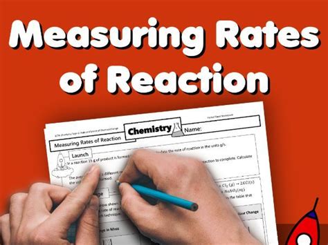 Measuring Rates Of Reaction Home Learning Worksheet Gcse Teaching