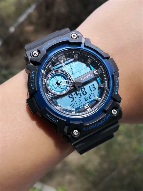 Casio Aeq 200w World Time Mens Fashion Watches And Accessories Watches On Carousell