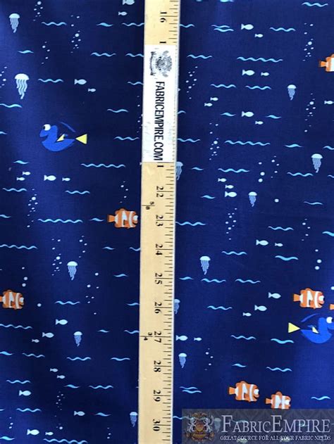 100 Cotton Fabric Quilt Disney Finding Nemo Dory Marlin Nemo Licensed