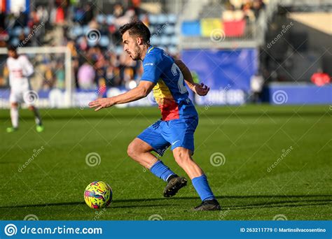 Pampin In Action During The LaLiga Smartbank Match Between FC Andorra V